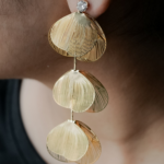 Floral cascading earrings
