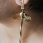 Flower Drops earrings-in-ear