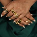 Layered ring Adjustable in hand