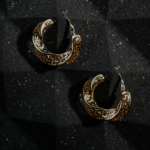 Mini textured hoops