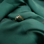 Moon eye snake wrap ring