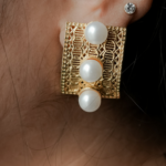 Pearl vintage hoop_