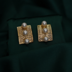 Pearl vintage hoops