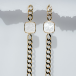 White fringe drop