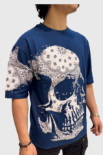 cherubic face navy blue side